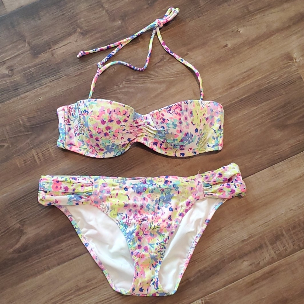 Victoria's Secret PINK Colorful Print Bikini